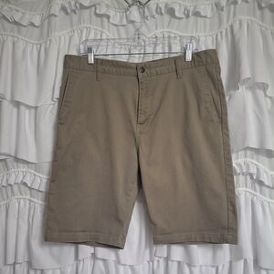 Volcom Men's Khaki Flat Front Shorts